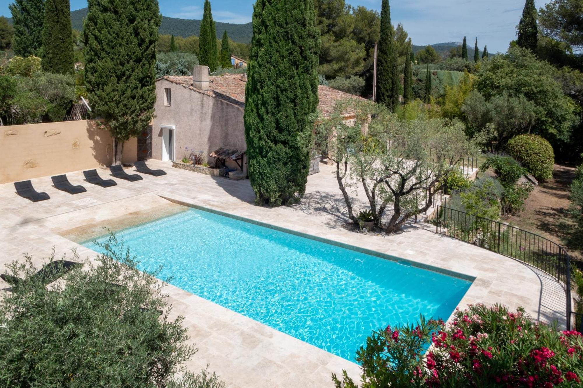 Villa De Charme En Campagne Avec Piscine Privee Et Nature Luxuriante Le Beausset Zewnętrze zdjęcie